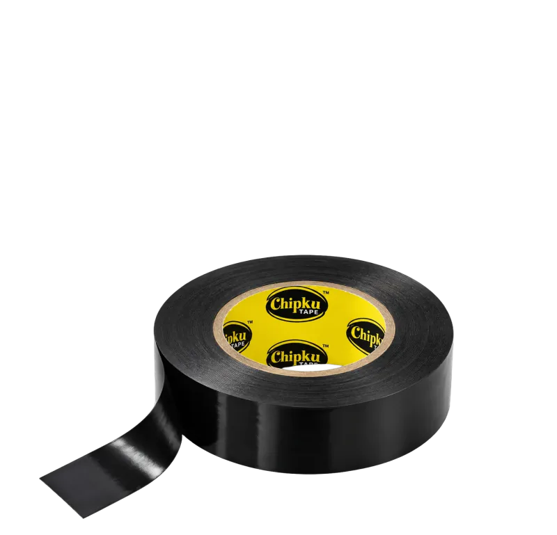 Black PVC electrical insulation tape