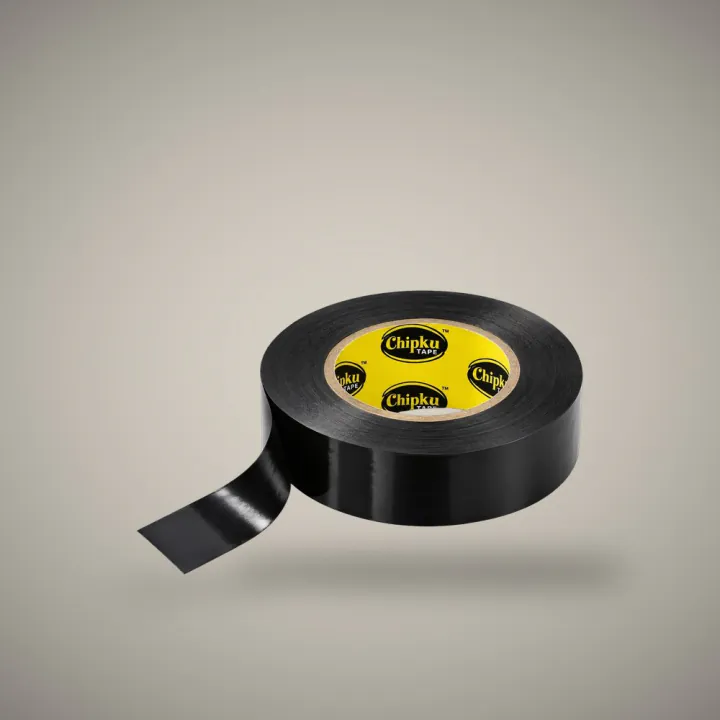 Black PVC electrical insulation tape