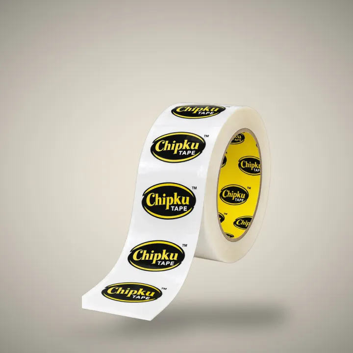 Custom printed ChipkuTape branded tape